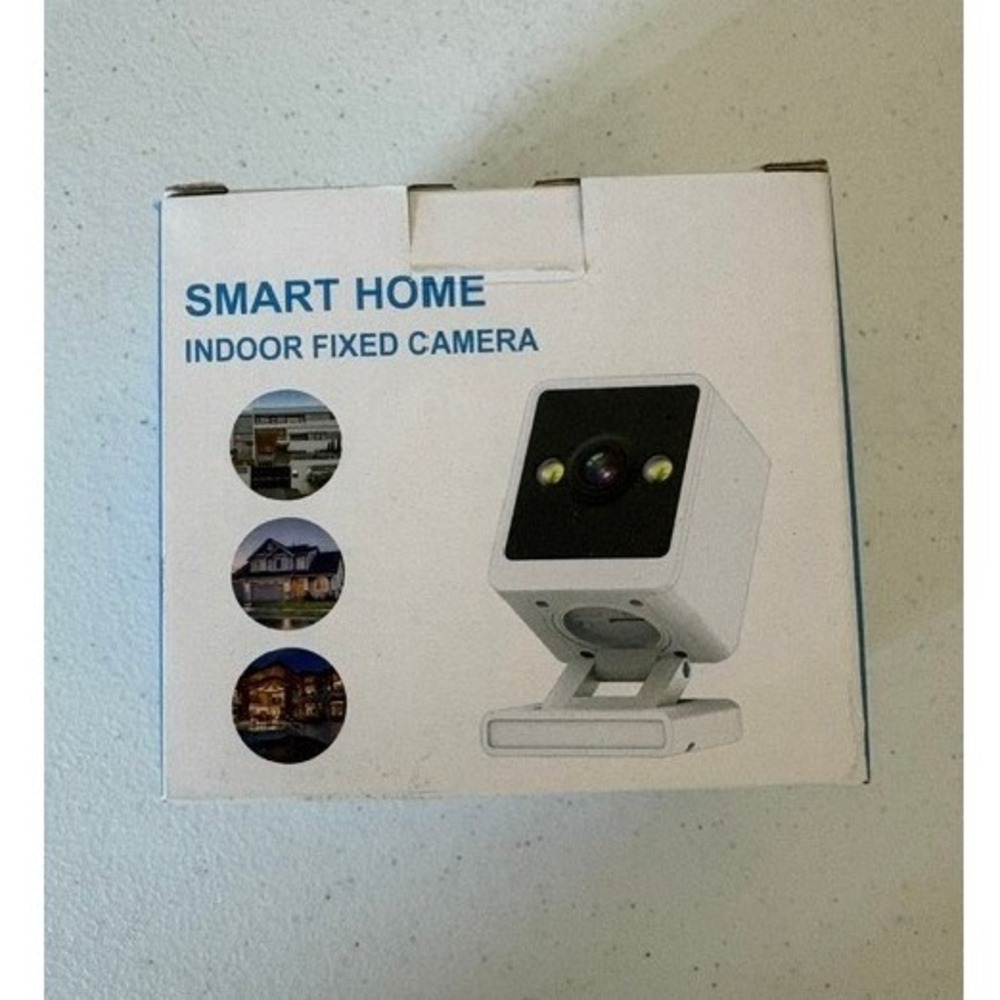 Smart Home Indoor Fixed Camera White Wi-Fi Motion Detection Night Vision